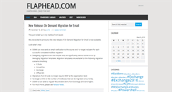Desktop Screenshot of blog.flaphead.com